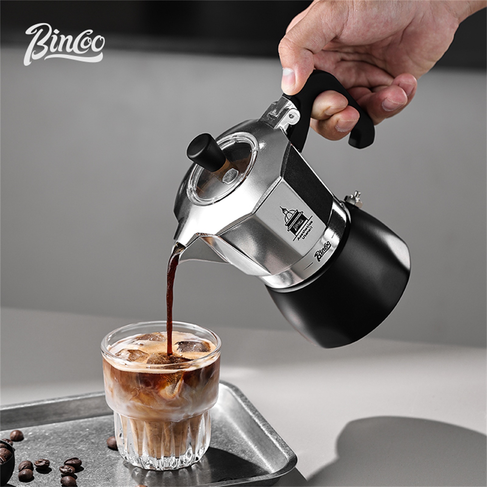 Coffee Equipment Tools - BINCOO Pentola Moka a Doppia Valvola,