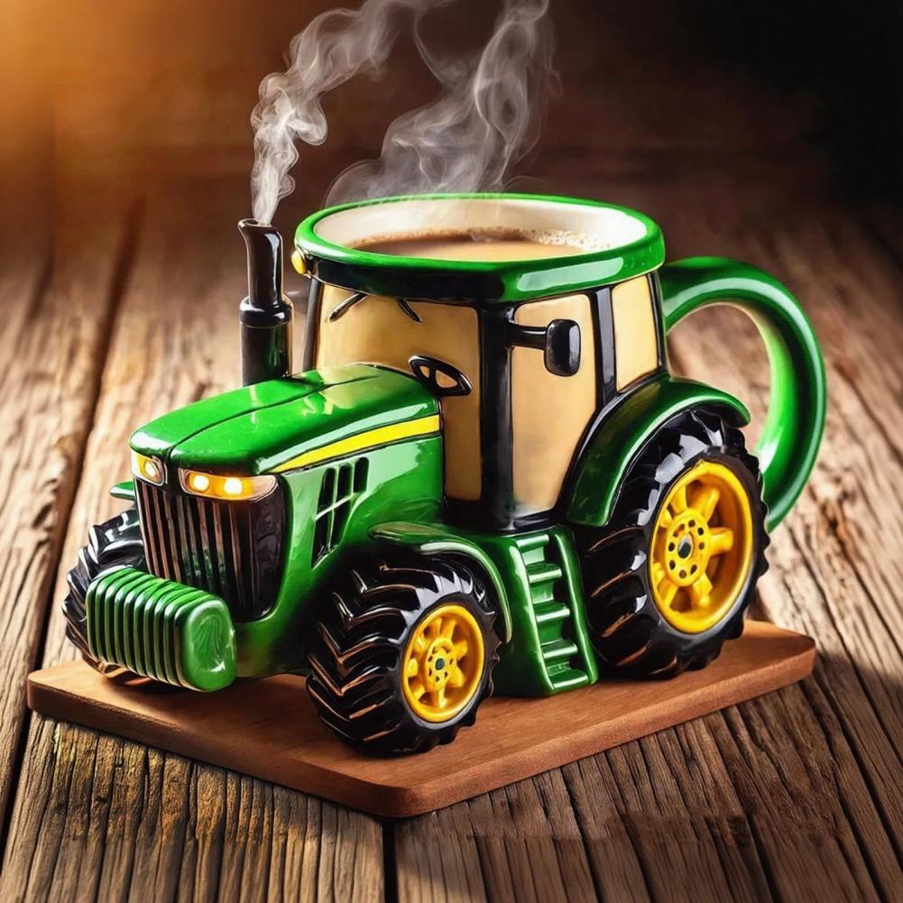 Vintage Coffee Equipment - Tazza da caffè per trattore realizzata