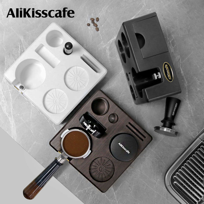 Coffee Equipment Organizer - AliKisscafe Stazione di pressatura del caffè