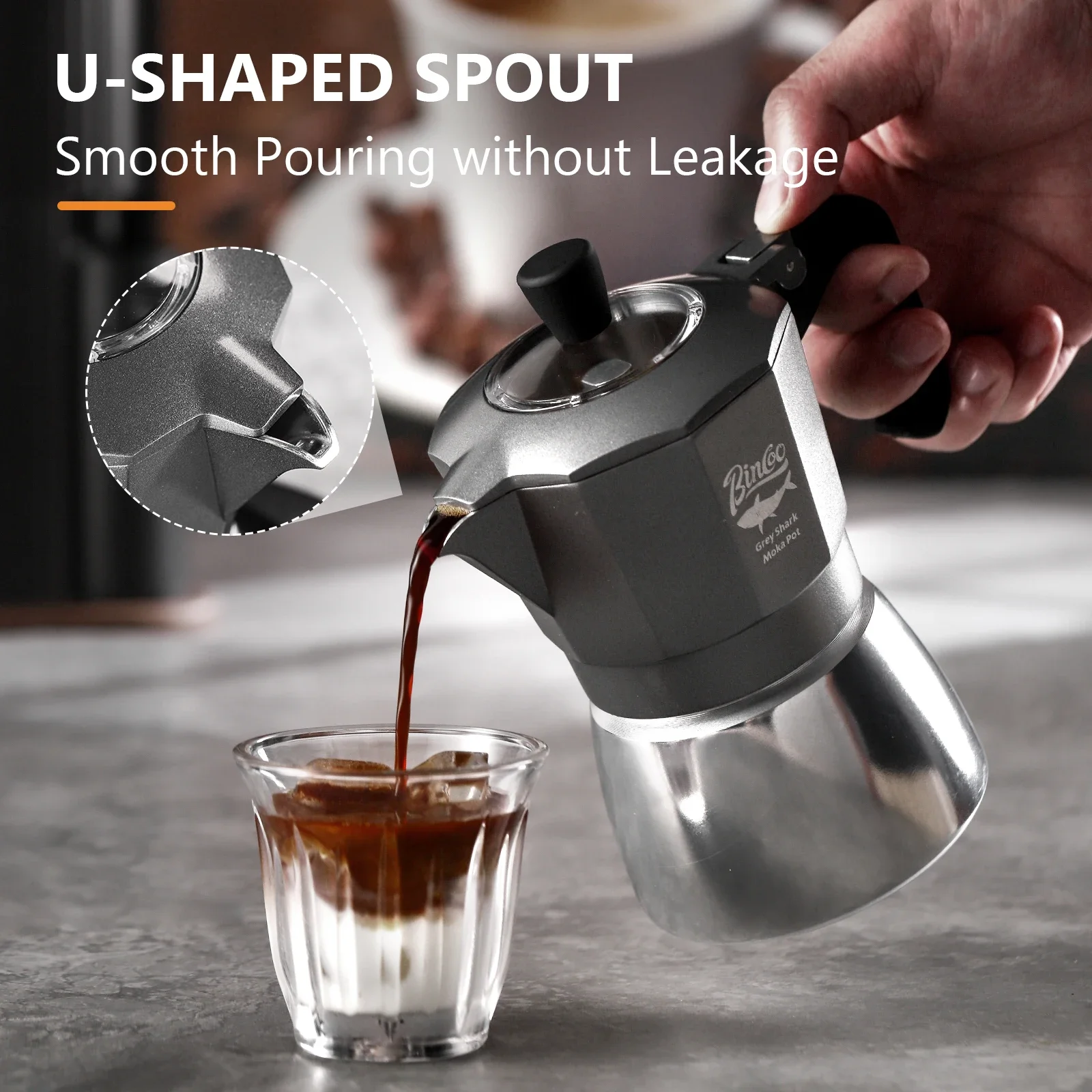 Bincoo Caffettiera Moka a Dopp - Coffee Equipment Tools recensione e prezzo
