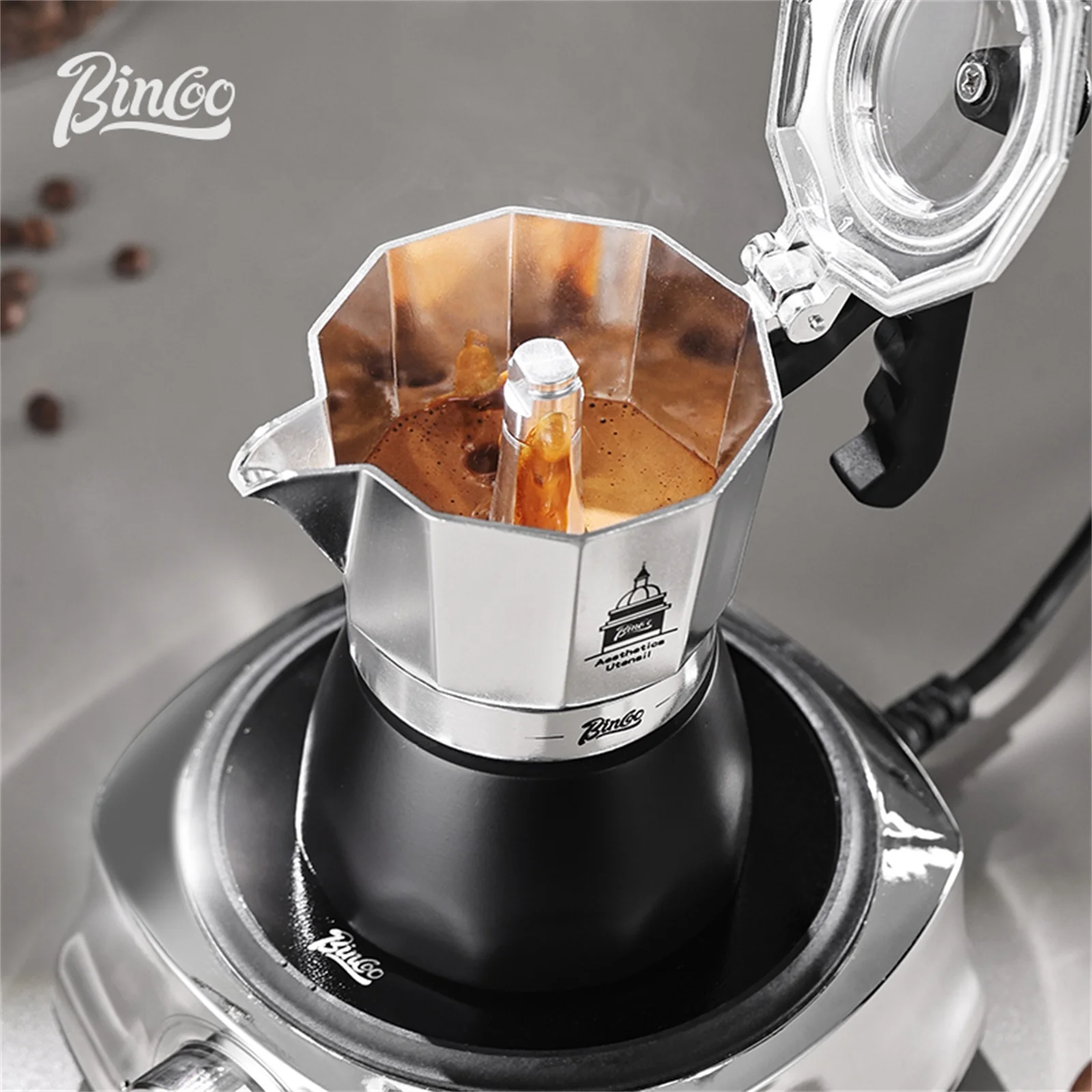 BINCOO Pentola Moka a Doppia V - Coffee Equipment Tools recensione e prezzo