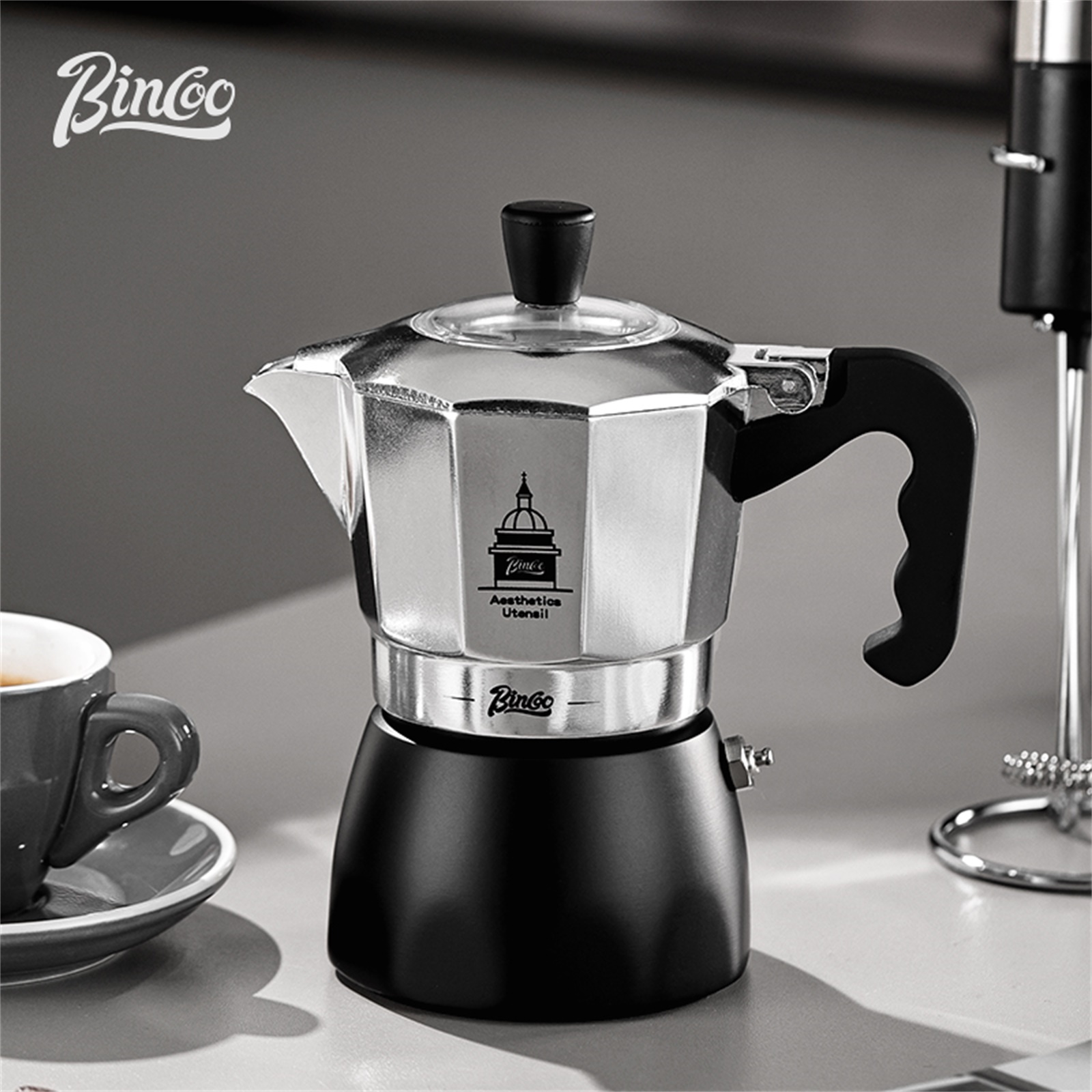 BINCOO Pentola Moka a Doppia V - Coffee Equipment Tools recensione e prezzo
