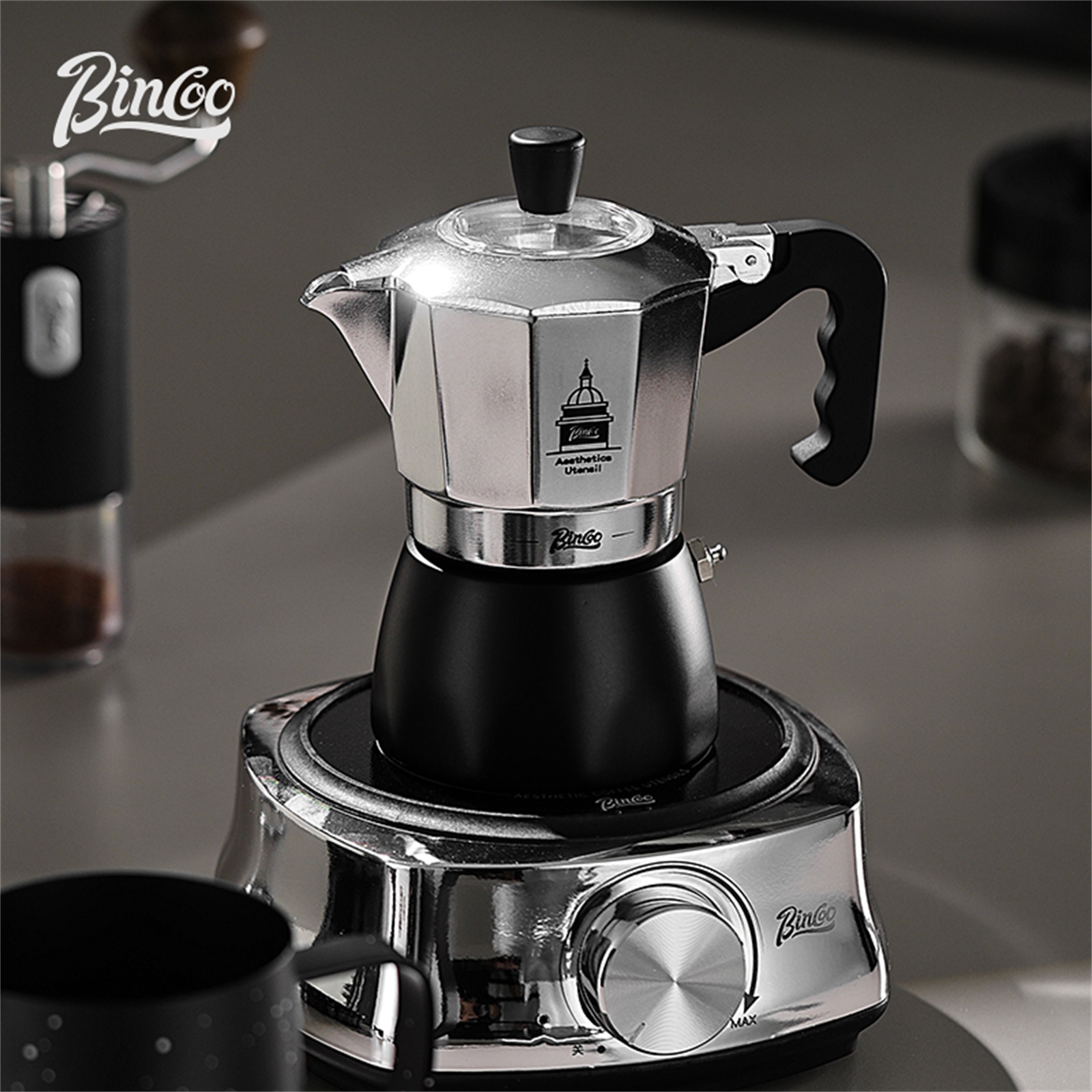 BINCOO Pentola Moka a Doppia V - Coffee Equipment Tools recensione e prezzo